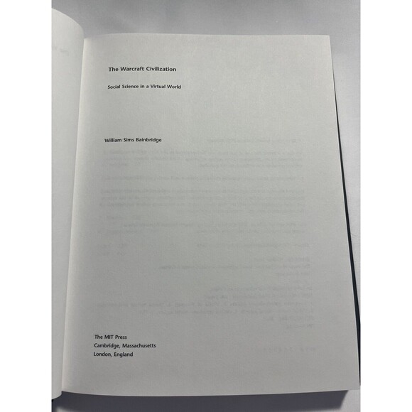 The Warcraft Civilization : Social Science in a Virtual World Hardback - Picture 7 of 8